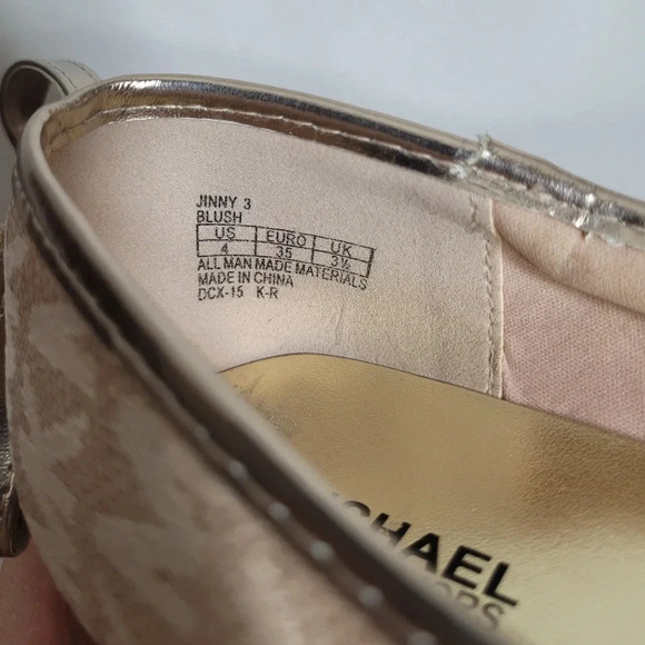 Michael Michael Kors Jinny Blush Ballet Flat sz 4 - Picture 6 of 9